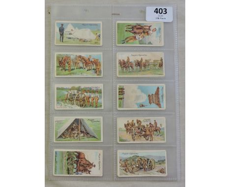 Players Army Life 1910 Set, 25/25, VG/VG+