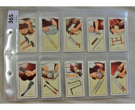 Carreras - Tools and how to use the them 1925 issue 48/50, EX set catalogued at £110