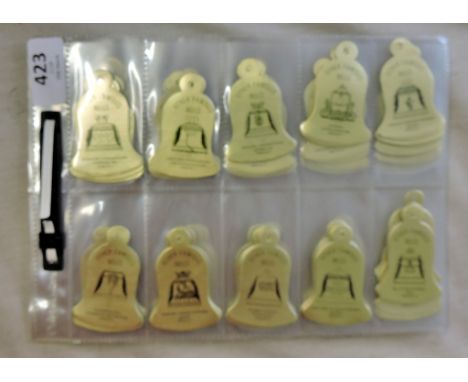 Bells Scotch Whisky Other Famous Bells (Shaped) 1975 Set, 42/42, EX