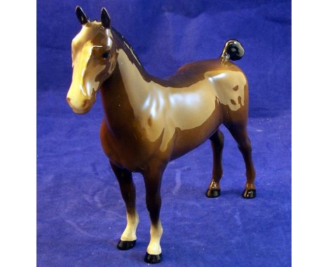 A Beswick Model of a Hackney Horse in brown gloss no. 1361.