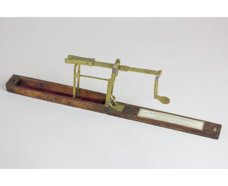 A set of pocket folding sovereign scales by W & T Avery, Birmingham