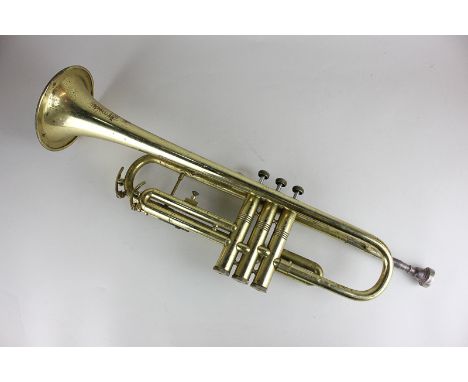 A Zenith J R Lafleur brass trumpet, 54cm