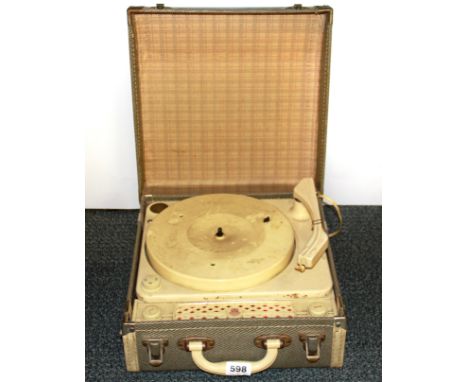 A 1960's Regentone portable record player.