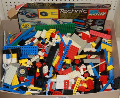 A box of vintage Lego.