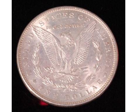 USA, 1886 silver Morgan dollar, obv. Liberty head above date, rev. spread eagle with arrows within wreath and legend, Philade