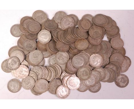 Great Britain, quantity of George V silver shillings (approx. 170)