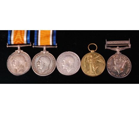 A group of medals to include WW I British war x3 naming 2364. PTE. F.J. PURTON. 2-LOND.R., R-1089. PTE. W.H. WOOLEY. K.R. RIF