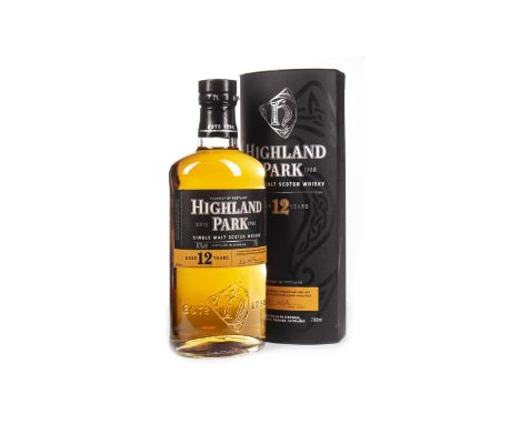 HIGHLAND PARK AGED 12 YEARS Single Malt Scotch Whisky 70cl, 40% volume, in tube.