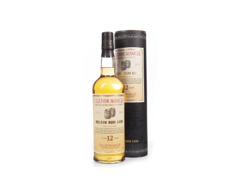 GLENMORANGIE AGED 12 YEARS GOLDEN RUM CASK Single Malt Scotch Whisky 70cl, 40% volume, in carton.