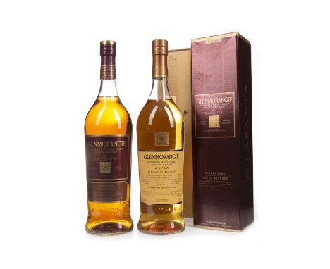 GLENMORANGIE ASTAR - ONE LITRE Single Malt Scotch Whisky One litre, 57.1% volume, in carton. GLENMORANGIE LASANTA - ONE LITRE