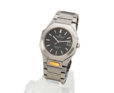 IWC HerrenarmbanduhrSchweiz, um 1980L.ca. 18,5 cmEdelstahl, Modell Yachtclub II, Quarzwerk, Modelnummer 3012, Seriennummer 22