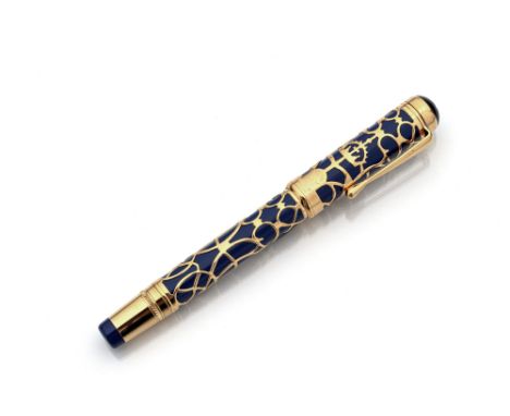 Mont Blanc - The Prince RegentHamburg, 1995L. 14,5 cm/20 x 9 x 3,5 cm (Schachtel)Kolben - Füllfederhalter ungebraucht, schwar
