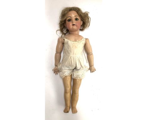 A early 20th century Simon &amp; Halbig doll, marked 403, 53.5cmL