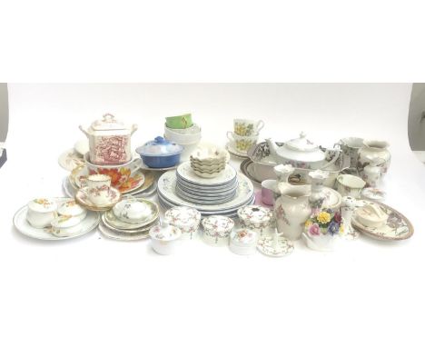 A large quantity of ceramics to include Masons Cutty Sark commemorative tea caddy, Royal Sutherland, Delphine, etc