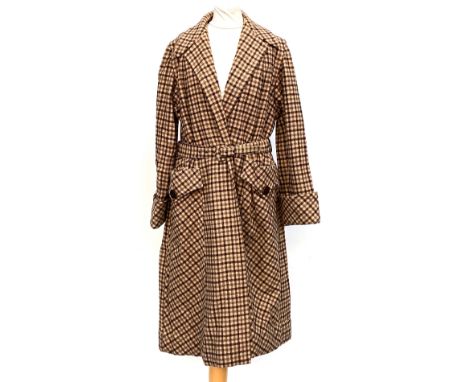 A 1940s wool check coat by Windsmoor