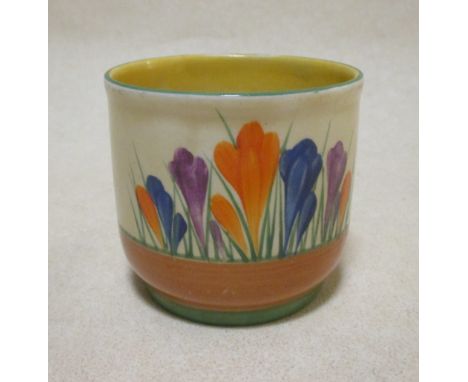 A Clarice Cliff crocus pattern jar  