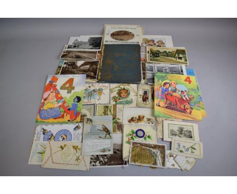 A Small Collection of Edwardian Christmas and Greeting Cards, Postcards and Souvenir Cards from Llandudno and Aberystwyth, Vi
