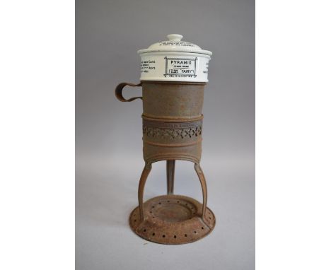 A Vintage Samuel Clarke's Pyramid Food Warmer, 30cm High 