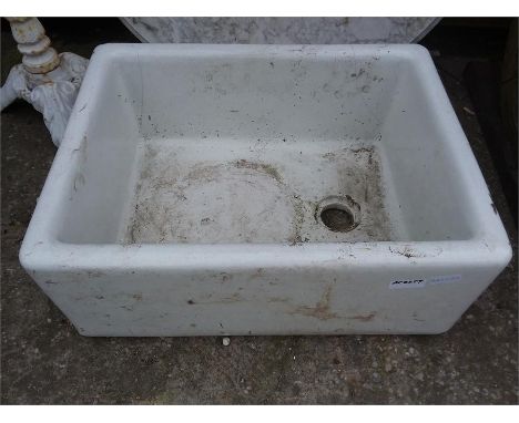 A ceramic Bailey sink. 