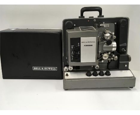 A Bell & Howell filmosound projector.