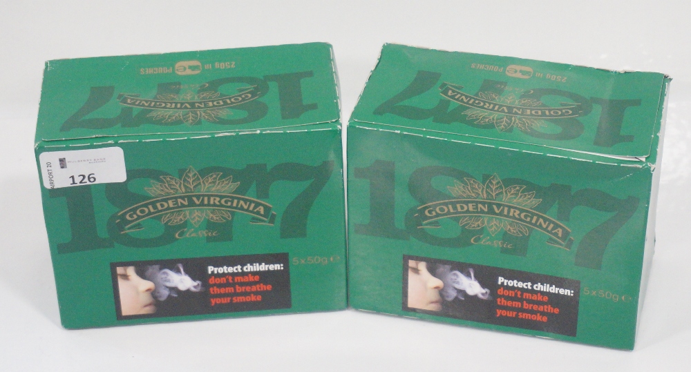 GOLDEN VIRGINIA CLASSIC ROLLING TOBACCO 10 X 50g Pouches. Please Note ...