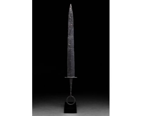 Ca. 600–400 BC. Scythian / Hellenistic. A well preserved short iron sword of the akinakes type (Greek ????????') with a point