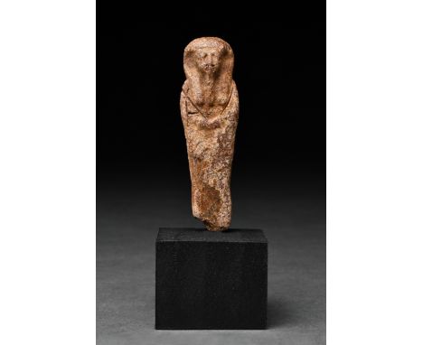 Ca.1069 - 712 B.C. Third Intermediate Period, Dynasties, 21-25. Egyptian. An ancient Egyptian honey-colored beeswax shabtis i