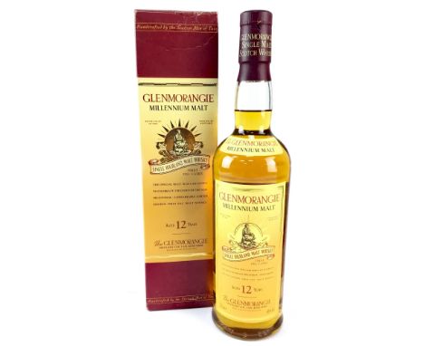 GLENMORANIE MILLENNIUM MALT AGED 12 YEARS Single Malt Scotch Whisky 70cl, 40% volume, in carton.