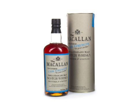 MACALLAN 1989 CASK STRENGTH Single Malt Scotch Whisky Oloroso sherry butt no. 552 filled 19 January 1989, bottled 30 November