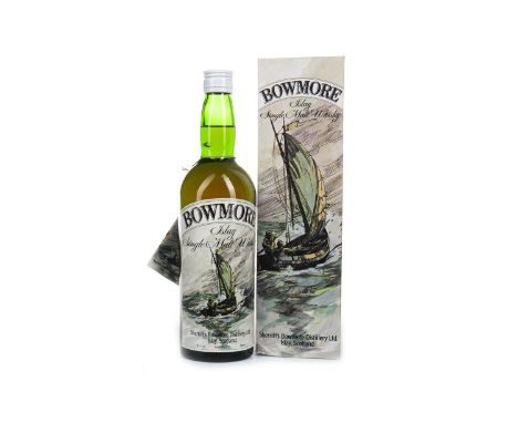BOWMORE SHERRIFF'S Single Malt Scotch Whisky 26 2/3 fl.oz, 70° proof, in carton.