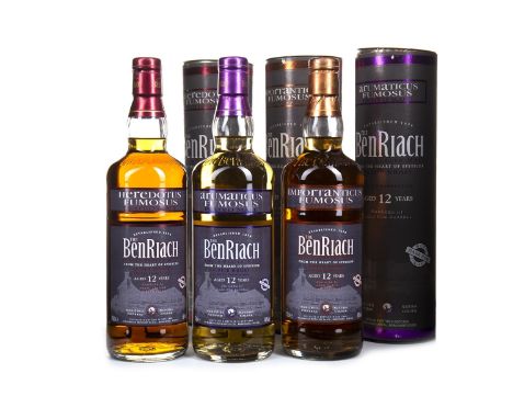 BENRIACH 'ARUMATICUS FUMOSUS' DARK RUM FINISH AGED 12 YEARS Single Malt Scotch Whisky Peated malt, matured in American oak ca