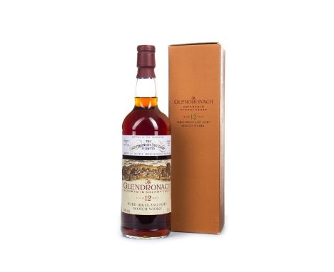 GLENDRONACH 12 YEARS OLD Single Malt Scotch Whisky Matured in sherry casks. 75cl, 40% volume, in carton.