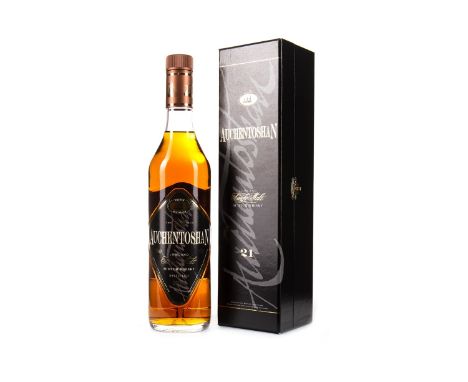 AUCHENTOSHAN 1970 AGED 21 YEARS Single Malt Scotch Whisky 700ml, 43% volume, in box