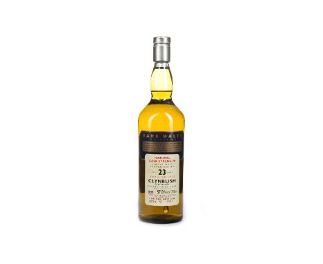 CLYNELISH 1972 RARE MALTS AGED 23 YEARS Single Malt Scotch Whisky Bottle no. 811. 750ml, 57% volume.