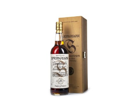 SPRINGBANK MILLENNIUM COLLECTION AGED 35 YEARS Single Malt Scotch Whisky 70cl, 46% volume, in wooden box.