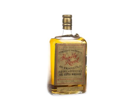 HUNTLY ROYAL 25 YEARS OLD - MID 20TH CENTURY Blended Scotch Whisky Blended &amp; bottled by The Fraser McDonald Distillery Co