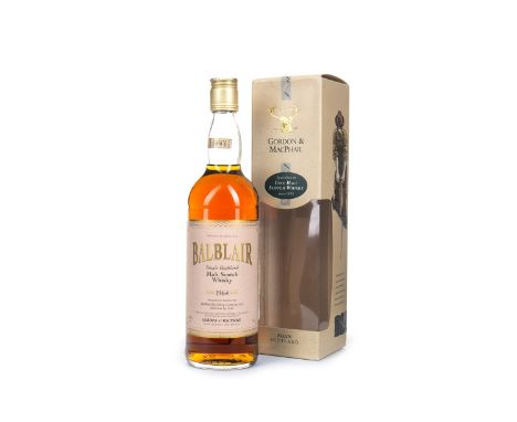 BALBLAIR 1964 G&amp;M Single Malt Scotch Whisky Bottled 1995. 70cl, 40% volume, in carton.