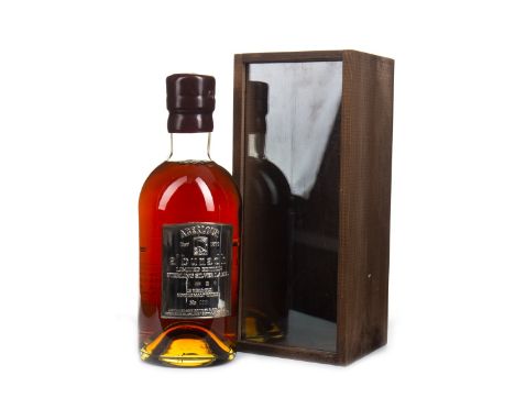 ABERLOUR A'BUNADH STERLING SILVER 12 YEARS OLD Single Malt Scotch Whisky Bottle no. 551. 70cl, 58.7% volume, in wooden box.