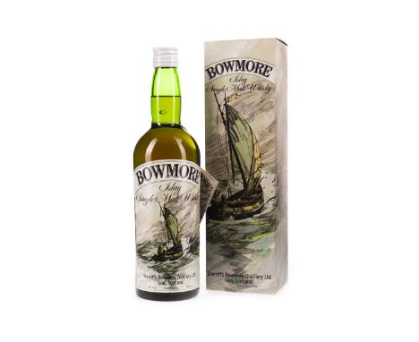 BOWMORE SHERRIFF'S Single Malt Scotch Whisky 26 2/3 fl.oz, 70° proof, in carton.