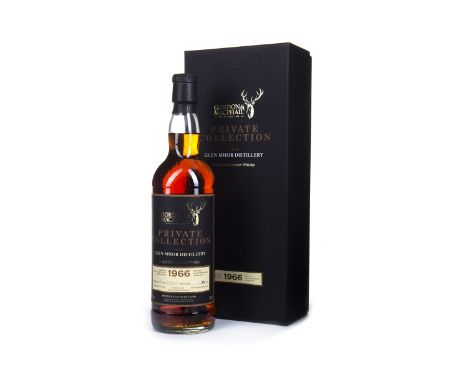 GLEN MHOR 1966 G&amp;M PRIVATE COLLECTION Single Malt Scotch Whisky Distilled 1 November 1966, matured in refill sherry hogsh