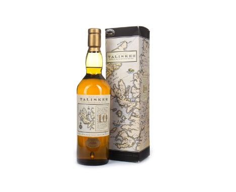 TALISKER 10 YEARS OLD MAP LABEL Single Malt Scotch Whisky 70cl, 45.8% volume, in carton.