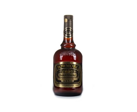 BOWMORE AGED 12 YEARS - ONE LITRE Single Malt Scotch Whisky One litre, 43% volume.