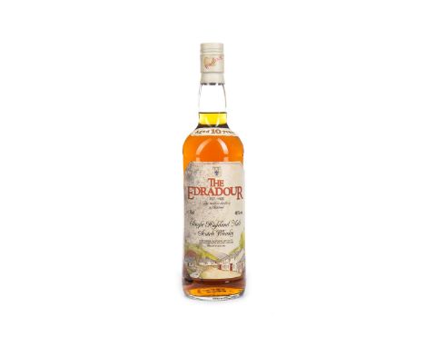 EDRADOUR AGED 10 YEARS Single Malt Scotch Whisky 75cl, 40% volume.