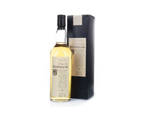 ROSEBANK AGED 12 YEARS FLORA &amp; FAUNA Single Malt Scotch Whisky 70cl, 43% volume, in carton.