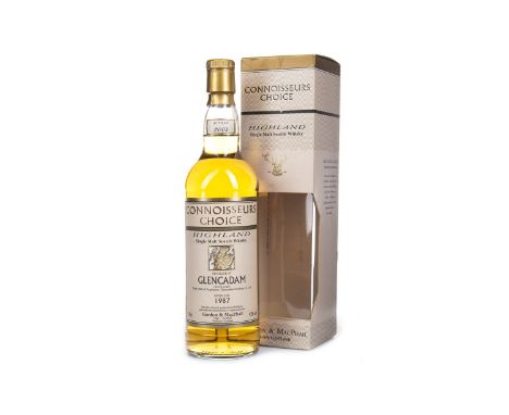 GLENCADAM 1987 CONNOISEURS CHOICE Single Malt Scotch Whisky Bottled 2004. 70cl, 43% volume, in carton.