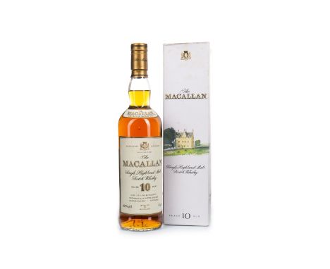MACALLAN 10 YEARS OLD Single Malt Scotch Whisky Matured in sherry casks. 70cl, 40% volume, in carton.