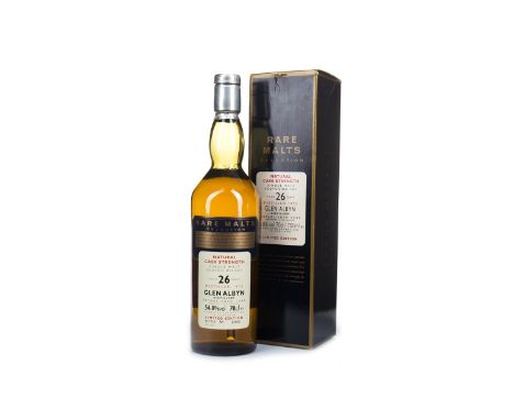 GLEN ALBYN 1975 RARE MALTS AGED 26 YEARS Single Malt Scotch Whisky Bottled May 2002, bottle no. 3005. 70cl, 54.8% volume, in 