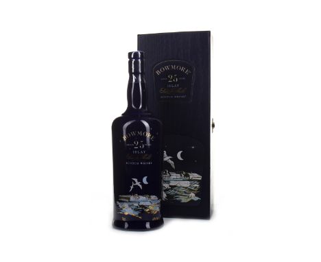 BOWMORE AGED 25 YEARS 'THE GULLS' Single Malt Scotch Whisky 70cl, 43% volume, in presentation box.