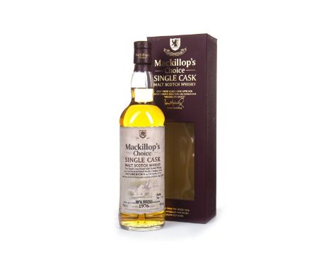 ROYAL BRACKLA 1976 MACKILLOP'S CHOICE Single Malt Scotch Whisky Distilled 10 October 1976, matured in cask no. 6920, bottled 