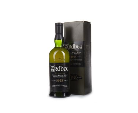 ARDBEG 1978 Single Malt Scotch Whisky. Bottled 1998. 70cl, 43% volume, in carton.